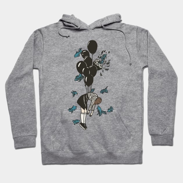 Baloon Fly Soul Hoodie by arexzim